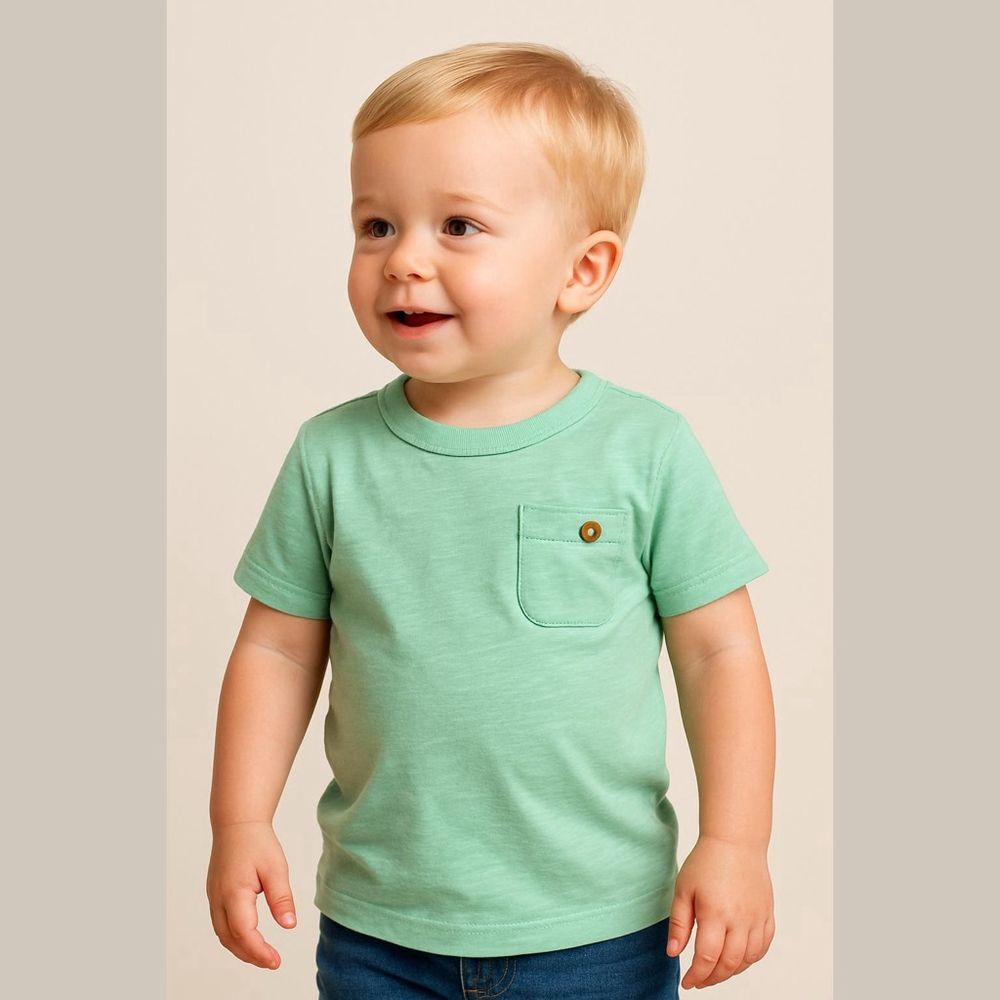 Garanimals Toddler Pocket T Shirt Size 5 T Light Green